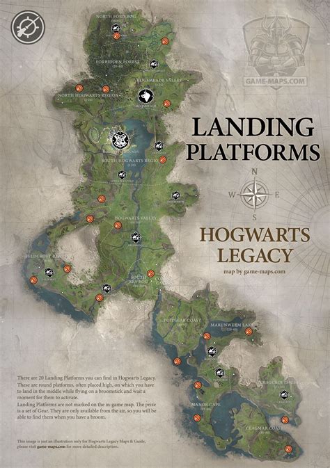 Hogwarts Legacy: All Landing Platforms Locations